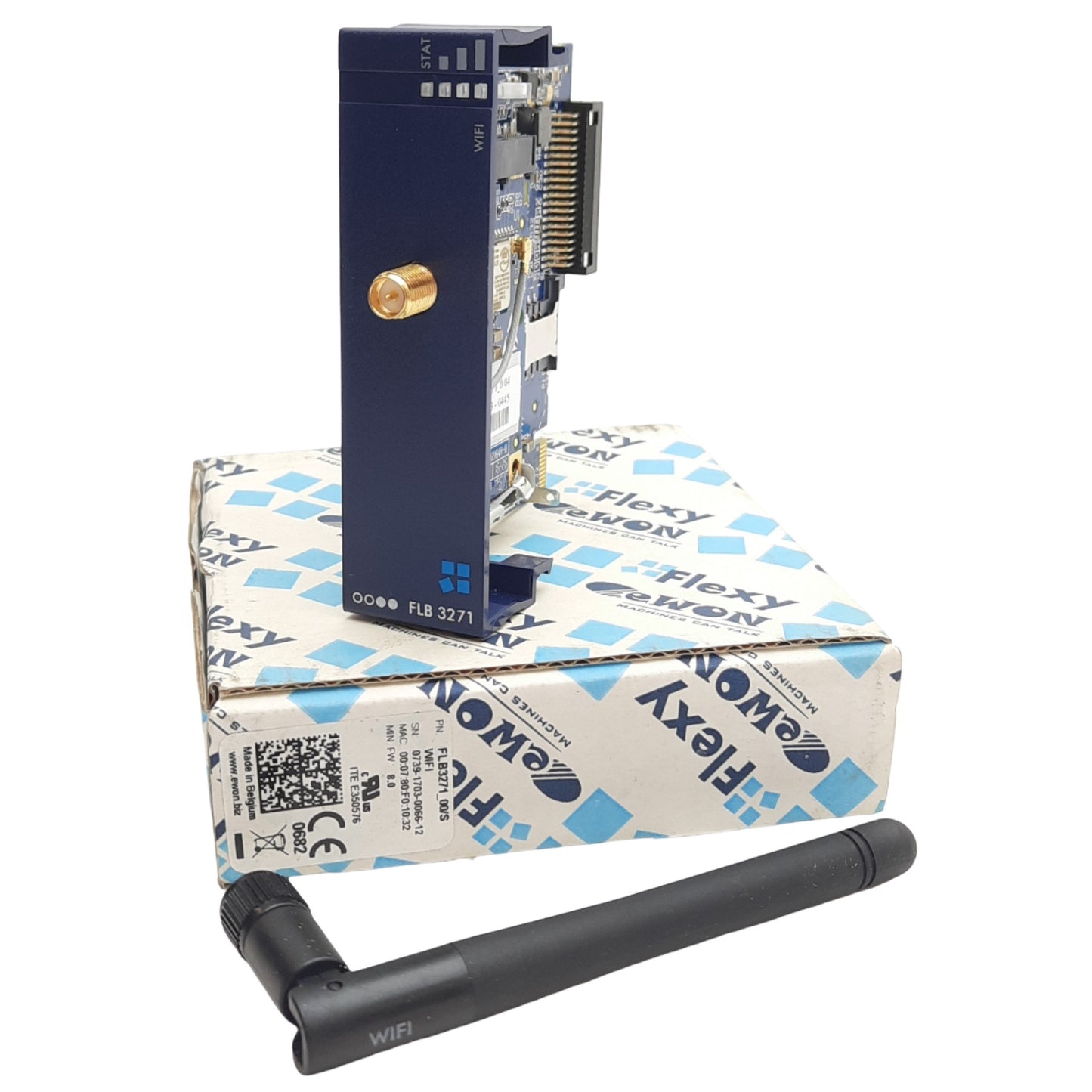 New Ewon Flexy FLB3271_00/S Extension Card-WiFi RP-SMA Connector, 1 to 11 Channels