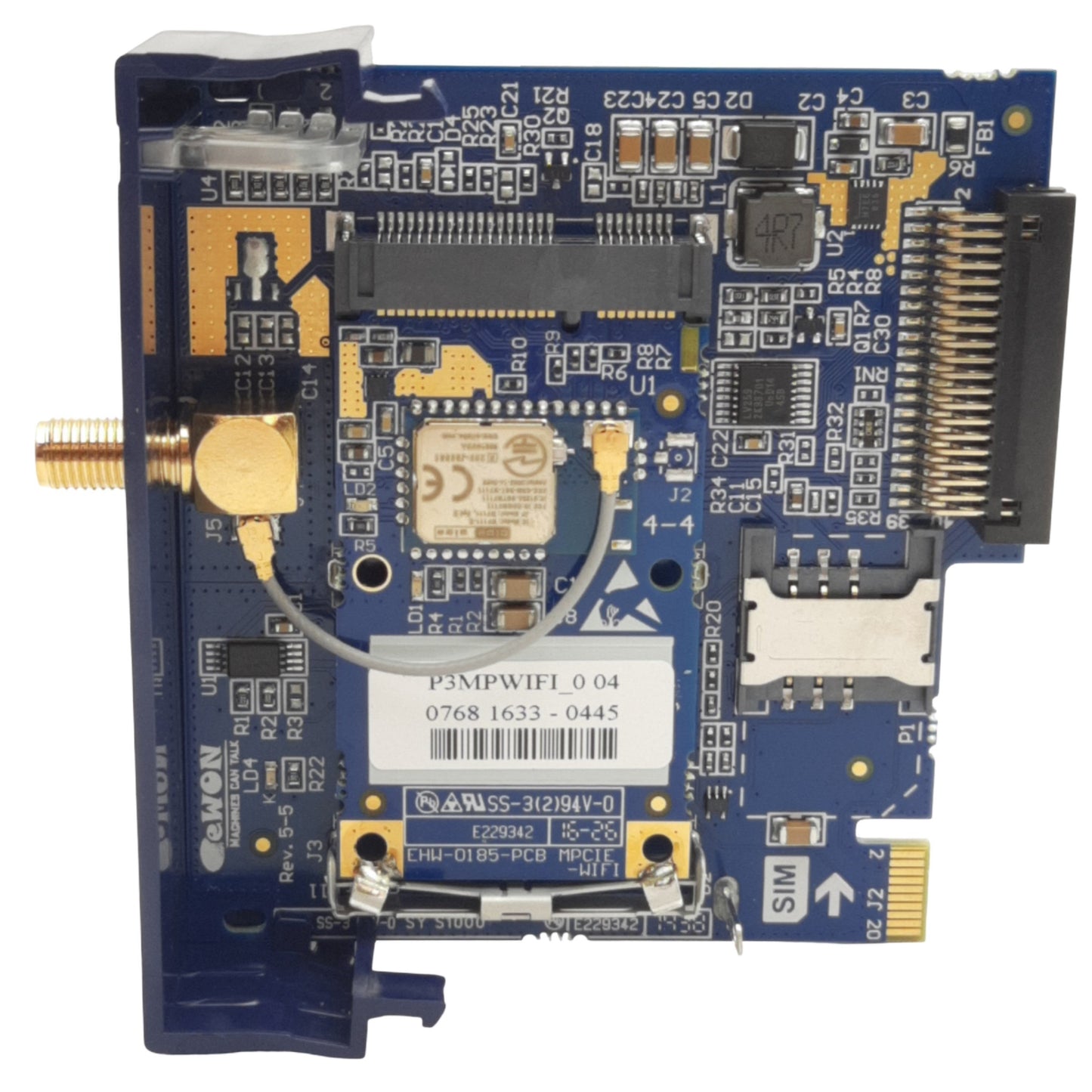 New Ewon Flexy FLB3271_00/S Extension Card-WiFi RP-SMA Connector, 1 to 11 Channels