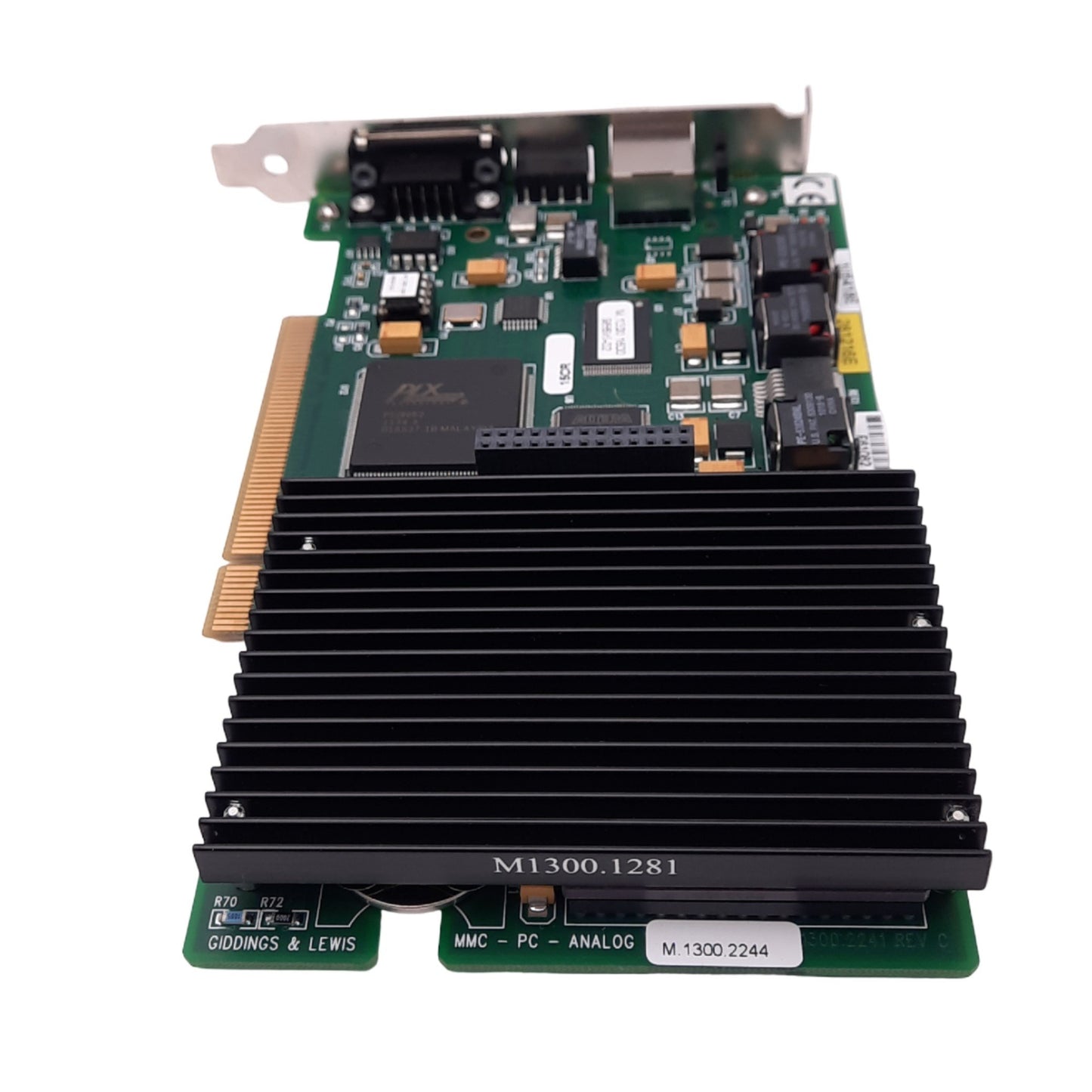 New Kollmorgen M.1300.2244 MMC for PC Analog Processor, DB9F BLOCK I/O, RJ45 TO ASIU