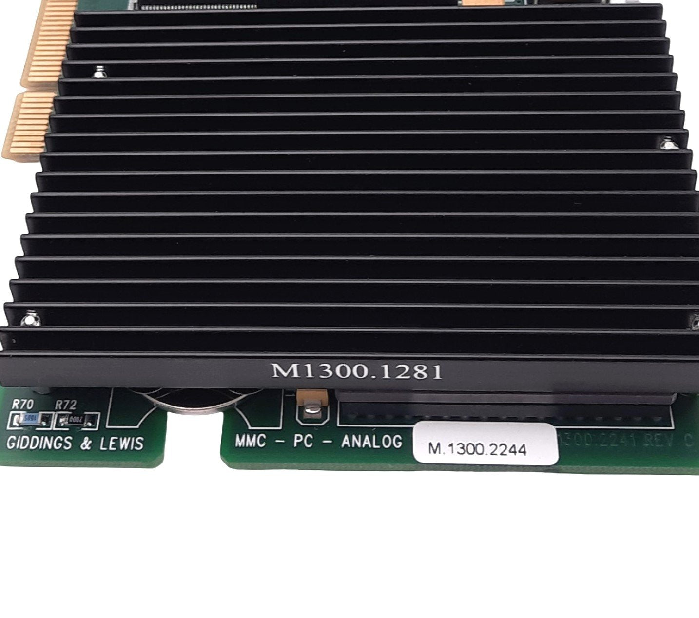 New Kollmorgen M.1300.2244 MMC for PC Analog Processor, DB9F BLOCK I/O, RJ45 TO ASIU