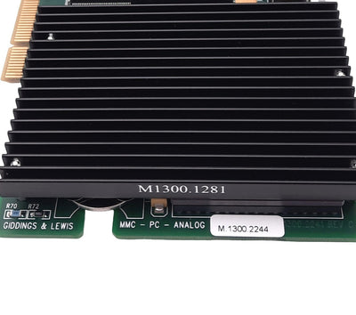 New Kollmorgen M.1300.2244 MMC for PC Analog Processor, DB9F BLOCK I/O, RJ45 TO ASIU