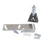 New Baumer 11099942 Mounting Accessory for Sensofix O500/U500 Sensors, Steel