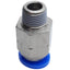 Used Lot of 3 SPC 5/16-N02U Stop Fitting Push In, OD 5/16", 1/4" NPT Male, Max 150PSI