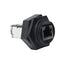 New L-Com WPJ1F5 Shielded Feed-Thru Coupler, 8p8c RJ45 Female, 1in Cutout Mount