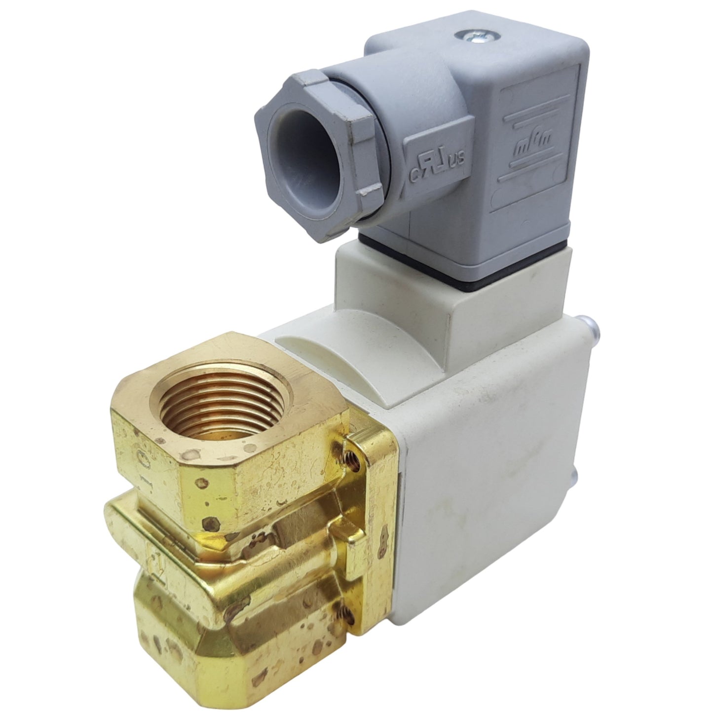 New – Open box SMC VX232GG Solenoid Valve for Water, 0.1MPa, ø10mm, N.C., 1/2in Rc, 24VDC Coil