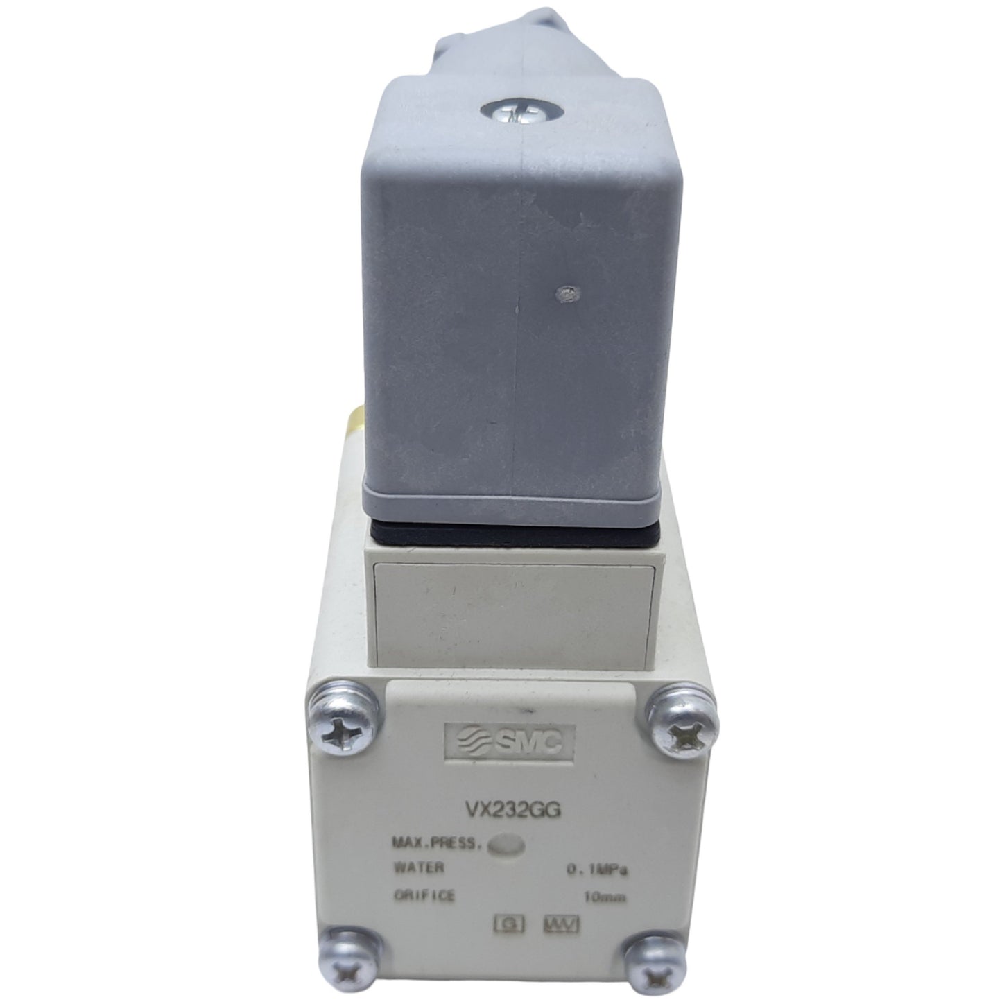 New – Open box SMC VX232GG Solenoid Valve for Water, 0.1MPa, ø10mm, N.C., 1/2in Rc, 24VDC Coil
