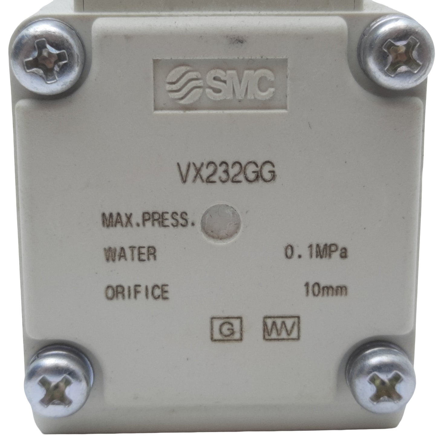 New – Open box SMC VX232GG Solenoid Valve for Water, 0.1MPa, ø10mm, N.C., 1/2in Rc, 24VDC Coil