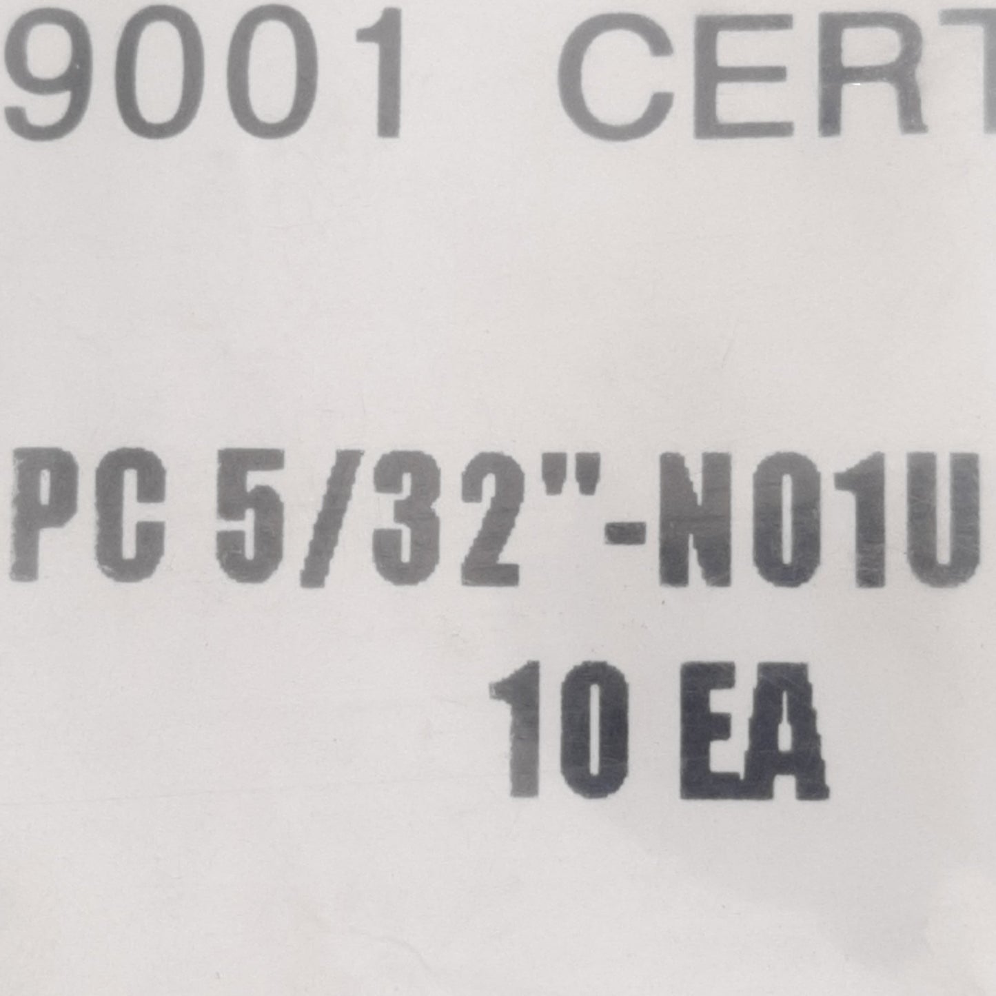 New Lot of 40 SPC PC5/32-N01U Pneumatic Piping ø5/32in Tube, 1/8NPT Thread, 150psi