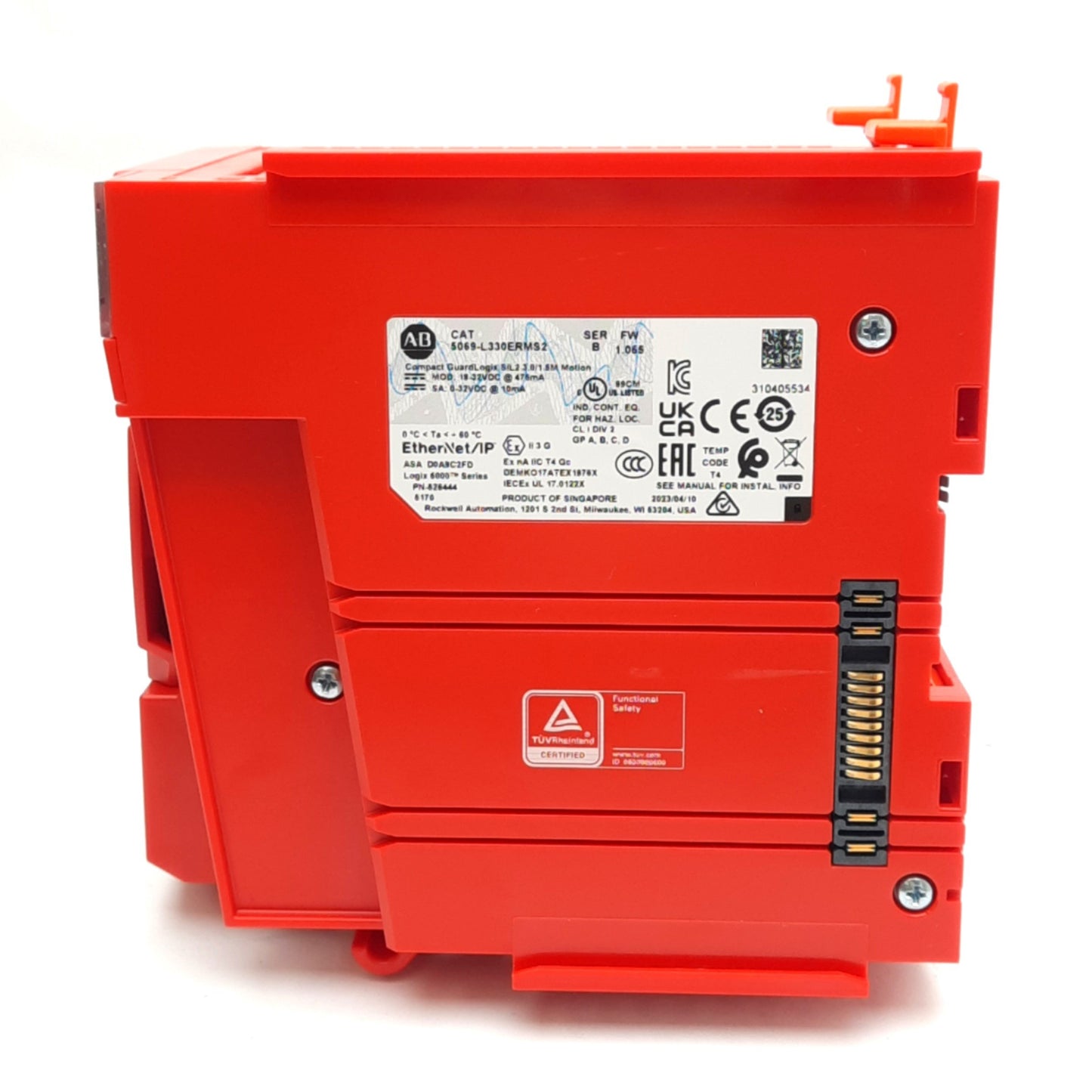 Used Allen Bradley 5069-L330ERMS2 Compact GuardLogix 5380 Safety Controller, 0-32VDC