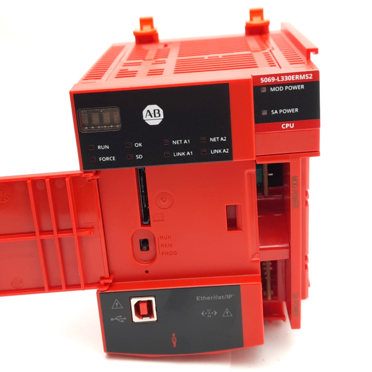 Used Allen Bradley 5069-L330ERMS2 Compact GuardLogix 5380 Safety Controller, 0-32VDC