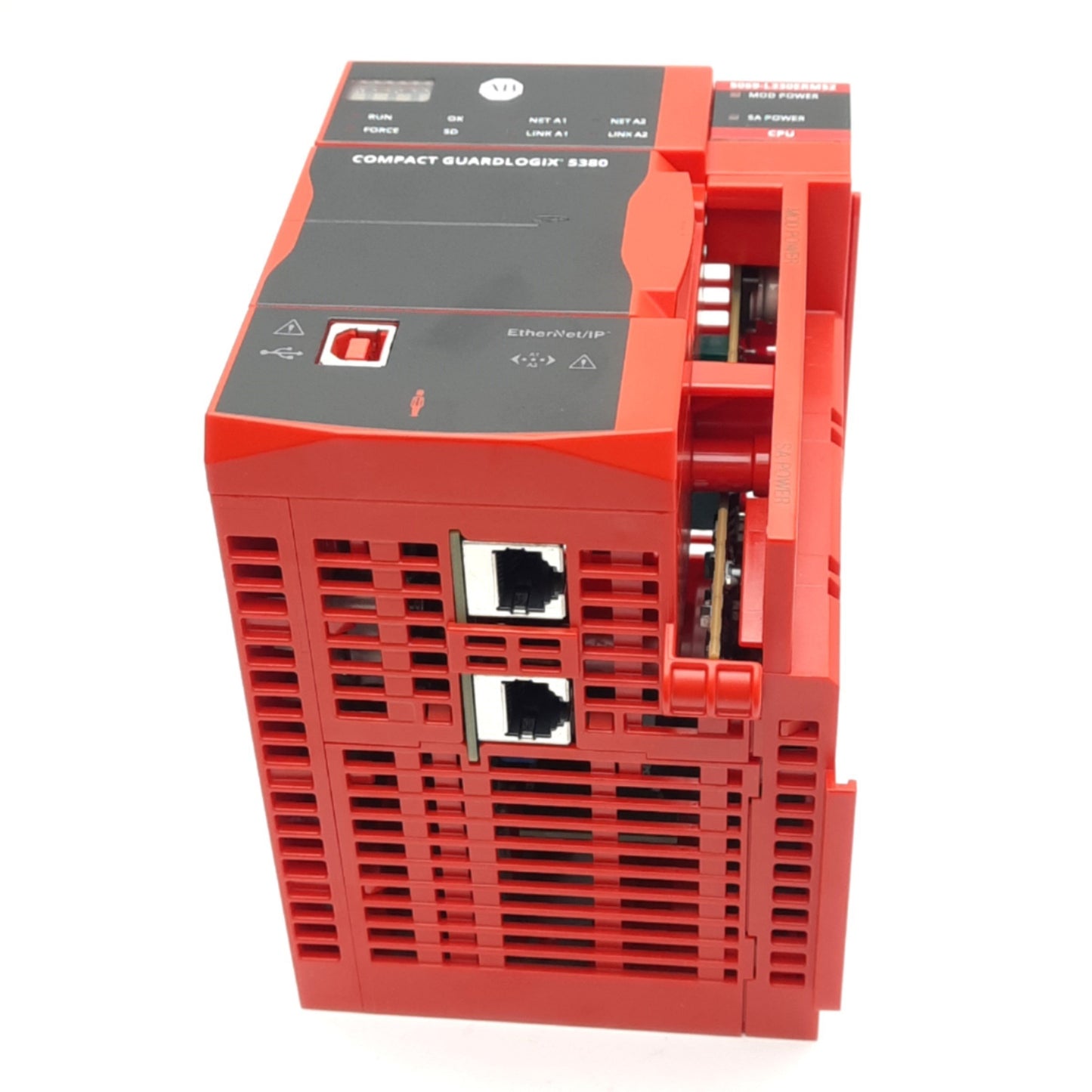 Used Allen Bradley 5069-L330ERMS2 Compact GuardLogix 5380 Safety Controller, 0-32VDC