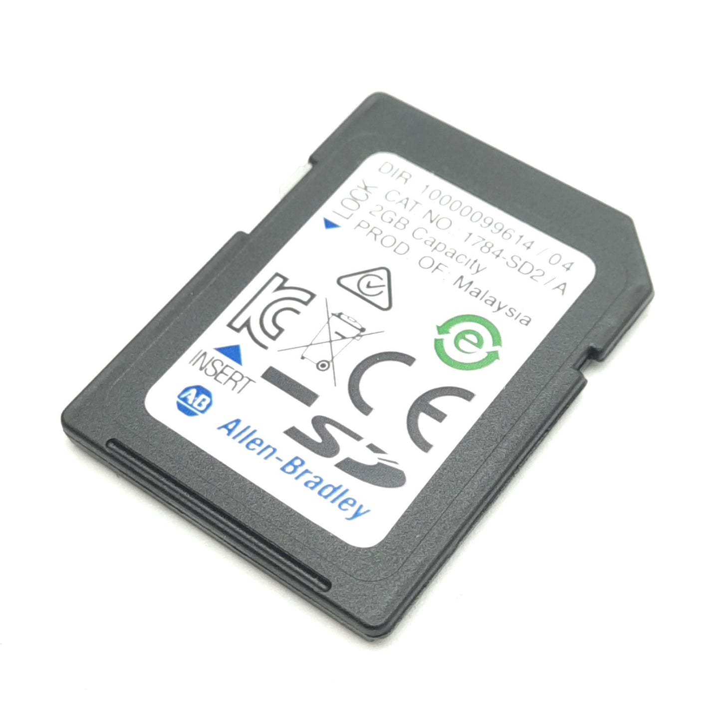 Used Allen Bradley 1784-SD2/A SD Card for Compact GuardLogix Safety Controller, 2GB