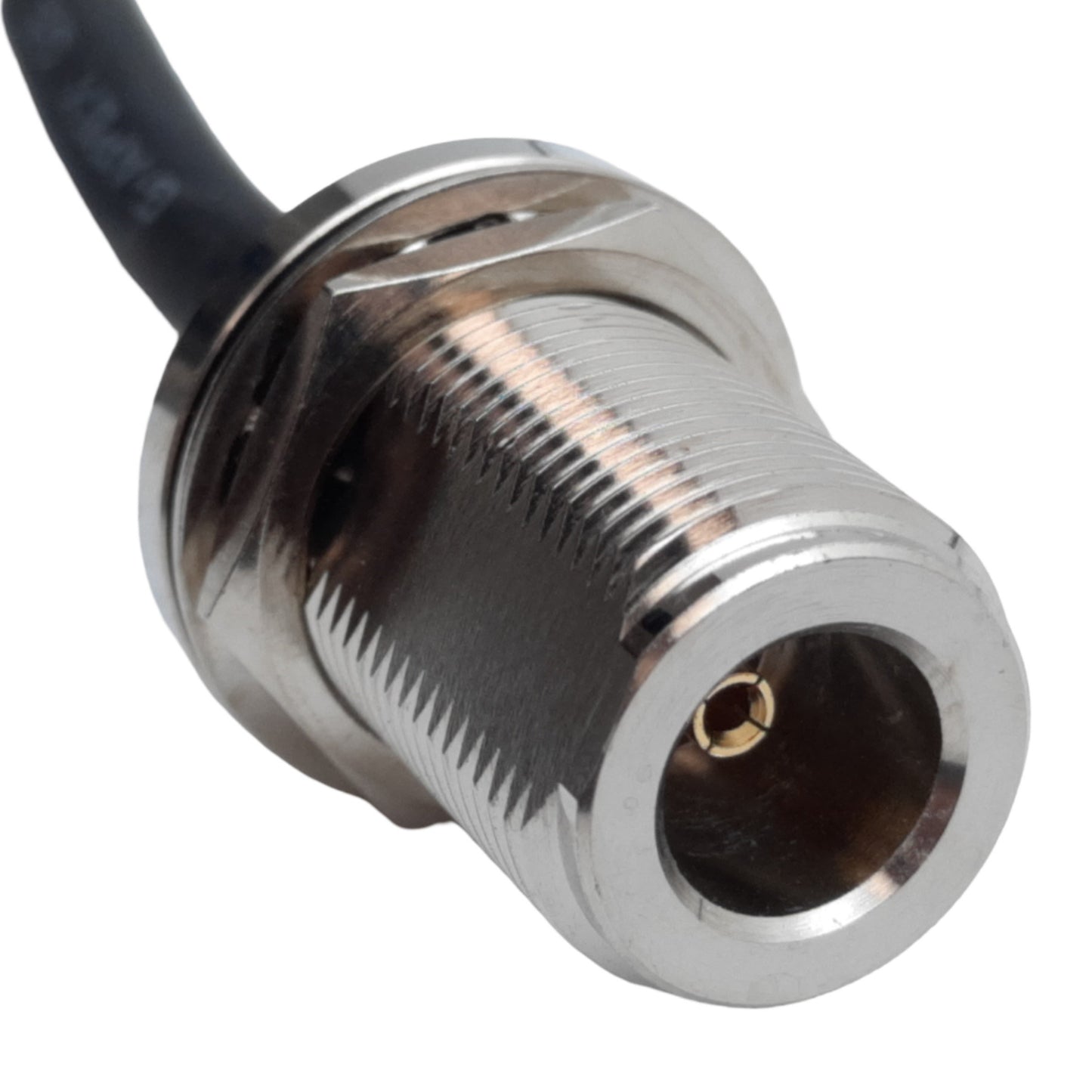 New – Open box Wireless Solutions 195-08-18-P2 Antenna Cable, Female Jack to Male SMA Plug, 2ft