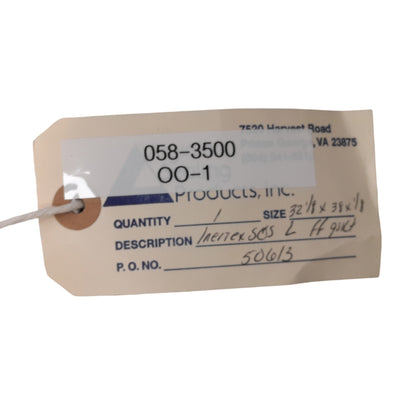 New – Open box Virginia Sealing 50613 Flange Gasket, 32-1/8in ID x 38in OD x 1/8in Thic, Teflon