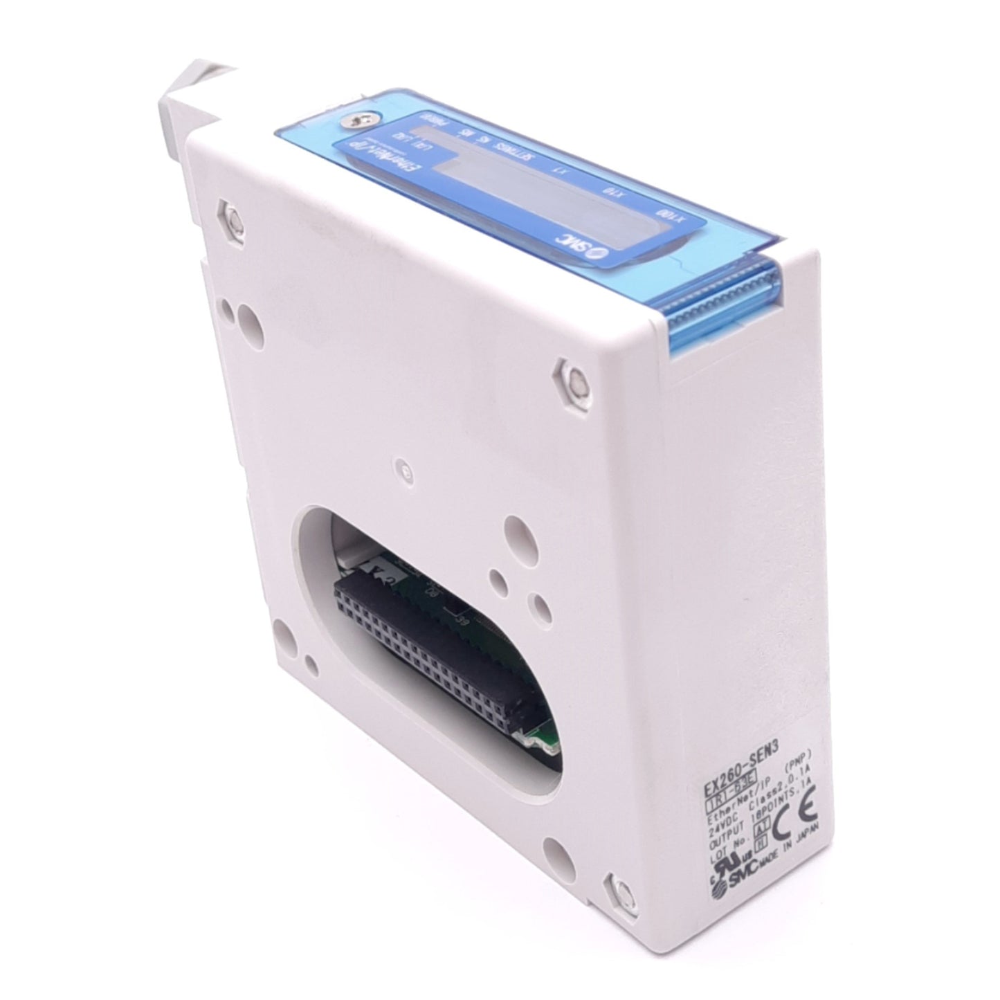 Used SMC EX260-SEN3 Serial Interface Unit, EtherNet/IP (PNP), 100Mbps, 24VDC