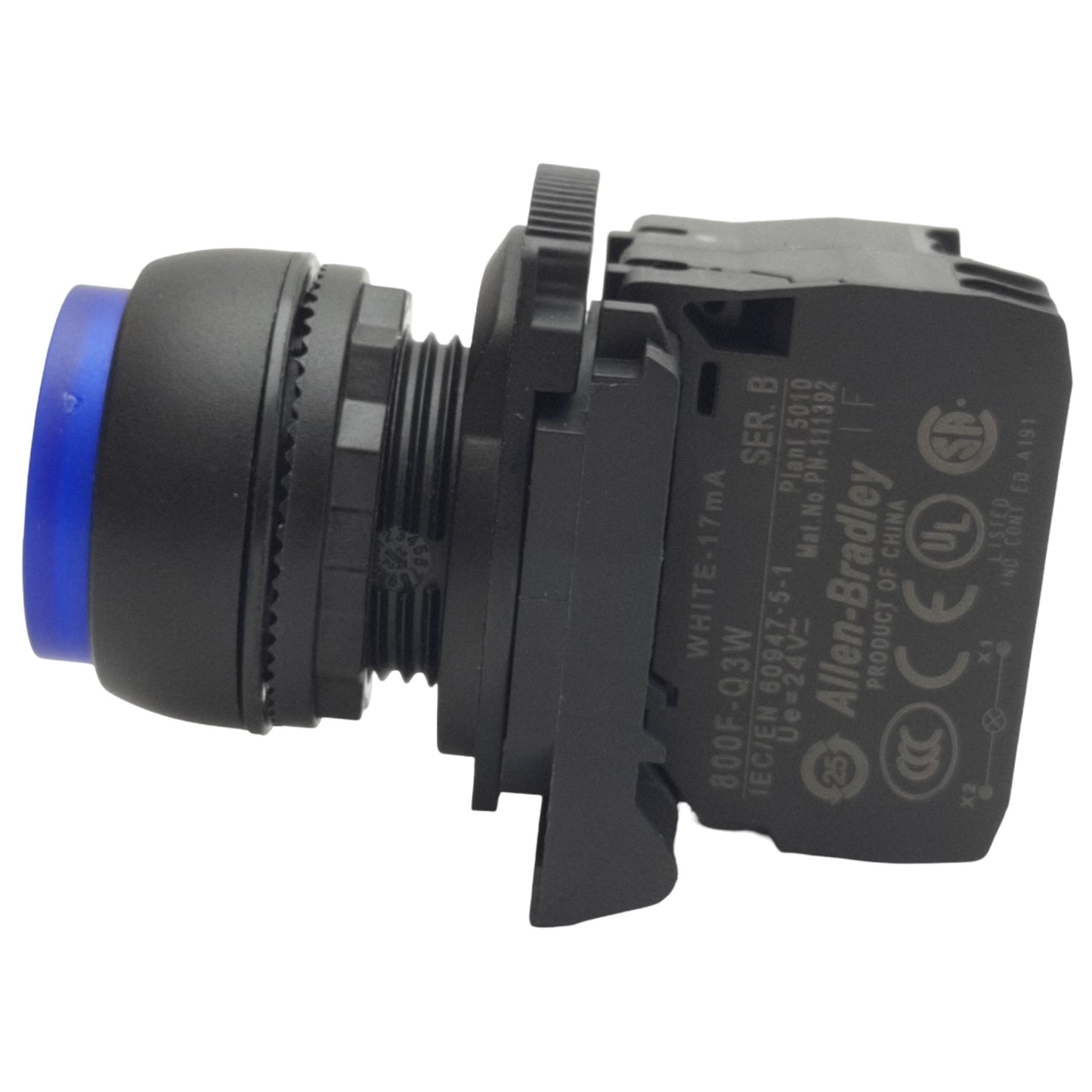 Used Allen Bradley 800FP-LF6 Blue Illuminated Momentary Push Button ø22mm, 1NO, 300V