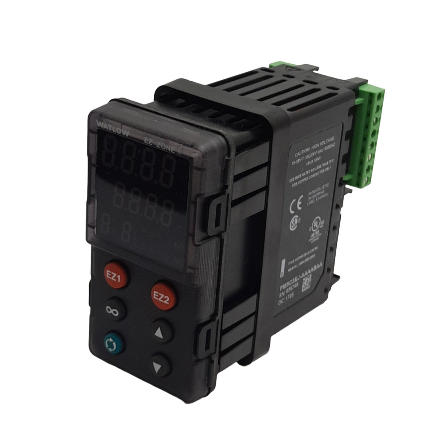 New – Open box Watlow PM8C3EJ-AAAABAA PM Plus Controller/PID, Universal Input, 28VAC/40VDC