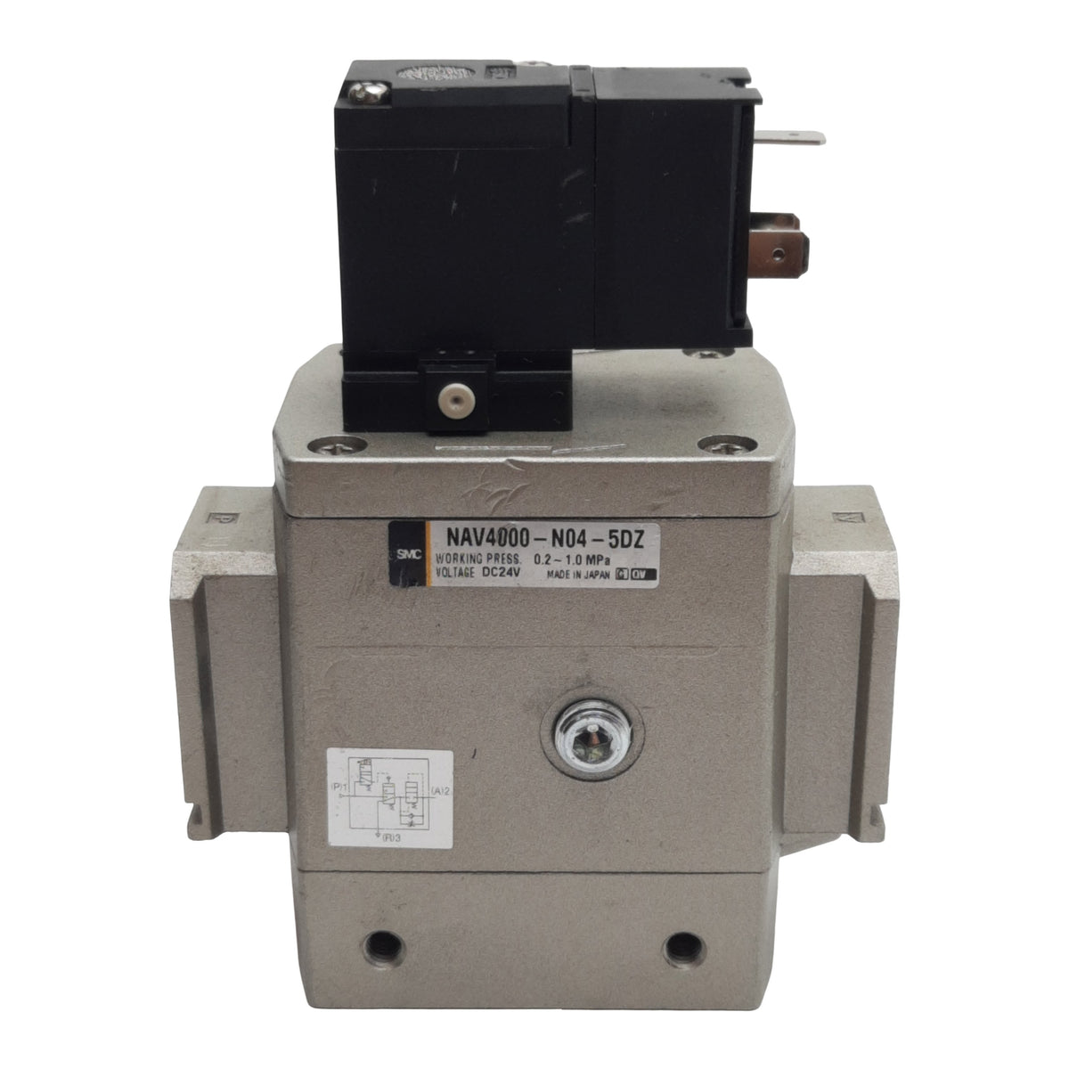 Used SMC AV4000-N04-5DZ Solenoid Soft Start Valve, 0.2-1.0MPa, 1/2in NPT, 24VDC Coil