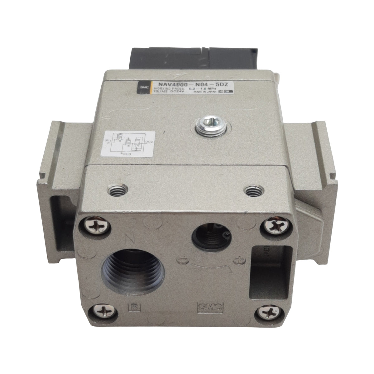 Used SMC AV4000-N04-5DZ Solenoid Soft Start Valve, 0.2-1.0MPa, 1/2in NPT, 24VDC Coil