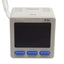 Used SMC ISE20B-T-P-M5-W Digital Pressure Sensor, PNP 80mA Out, 12-24VDC, 145psi, M5