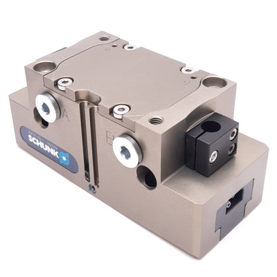New – Open box Schunk JGP-P 100-1 Pneumatic Gripper, 10mm Stroke, 1180N, G1/8", M3, 6.5bar Max