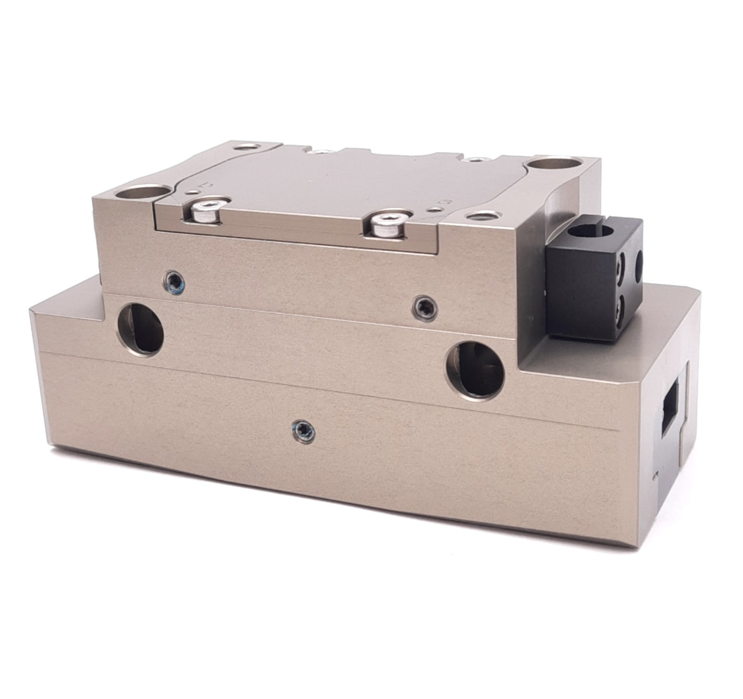 New – Open box Schunk JGP-P 100-1 Pneumatic Gripper, 10mm Stroke, 1180N, G1/8", M3, 6.5bar Max