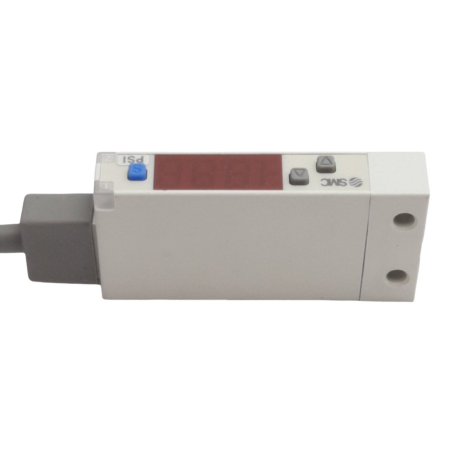 Used SMC ZSE10-N01-B-P Digital Vacuum Switch, 0~-14.65psi, PNP Out, 12-24VDC, M5