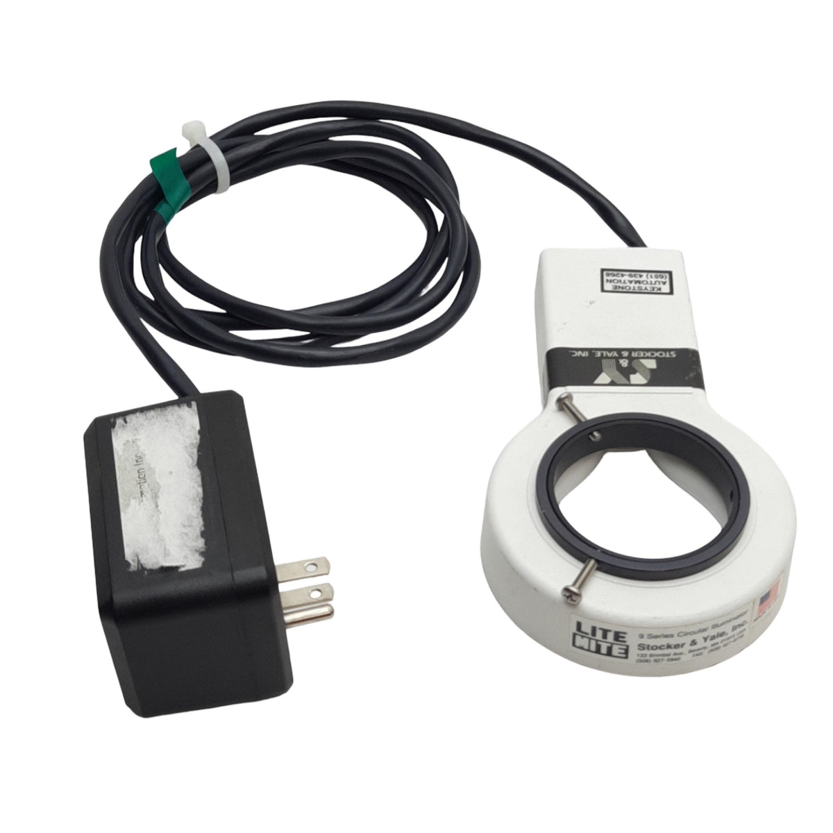 Used Stocker & Yale Inc Series 9 Lite Mite Circular Illuminator, ø2.1in, 120VAC