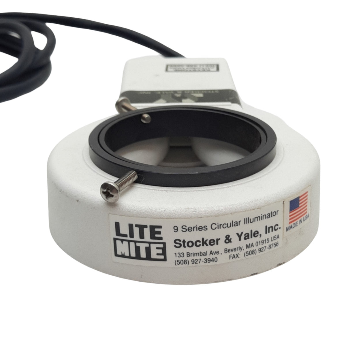 Used Stocker & Yale Inc Series 9 Lite Mite Circular Illuminator, ø2.1in, 120VAC