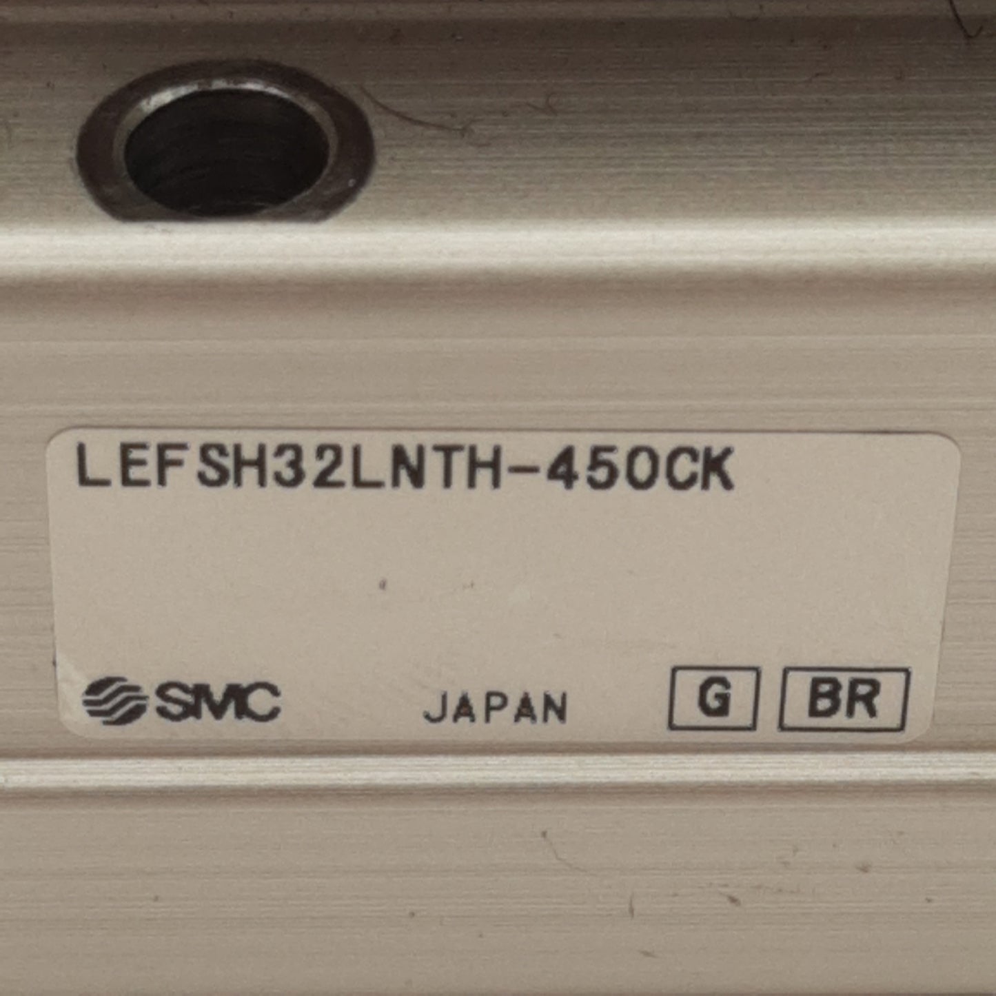 Used SMC LEFSH32LNTH-450CK Ball Screw Drive Electric Actuator 450mm Stroke, 24mm Lead