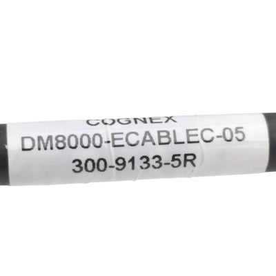 Used Cognex DM8000-ECABLE-05 Dataman Barcode Reader Scanner Ethernet Cable, 5m, RJ45