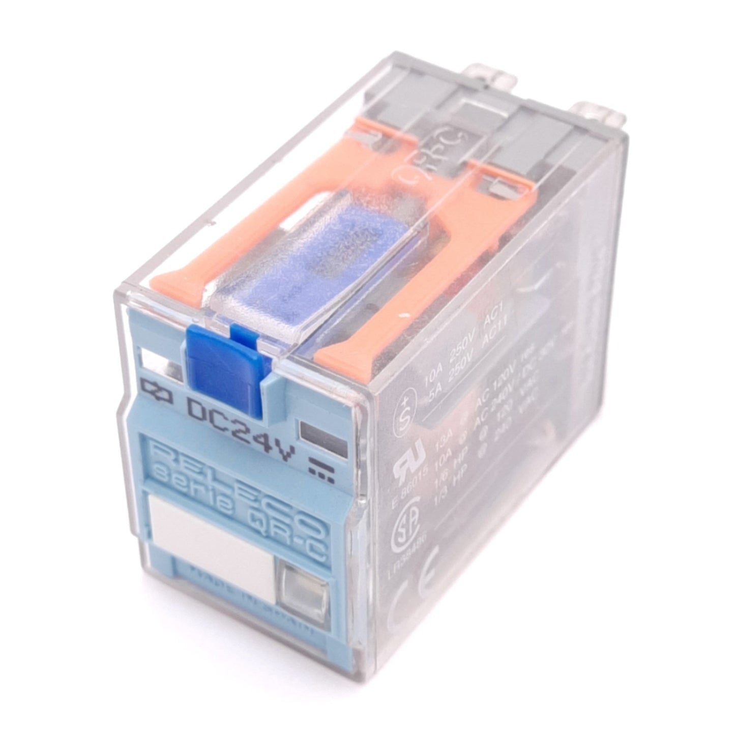 Used Releco C7-A20 FX 024VDC Ice Cube Plus Relay, 8-Pin, 240VAC/30VDC Max, 24VDC Coil