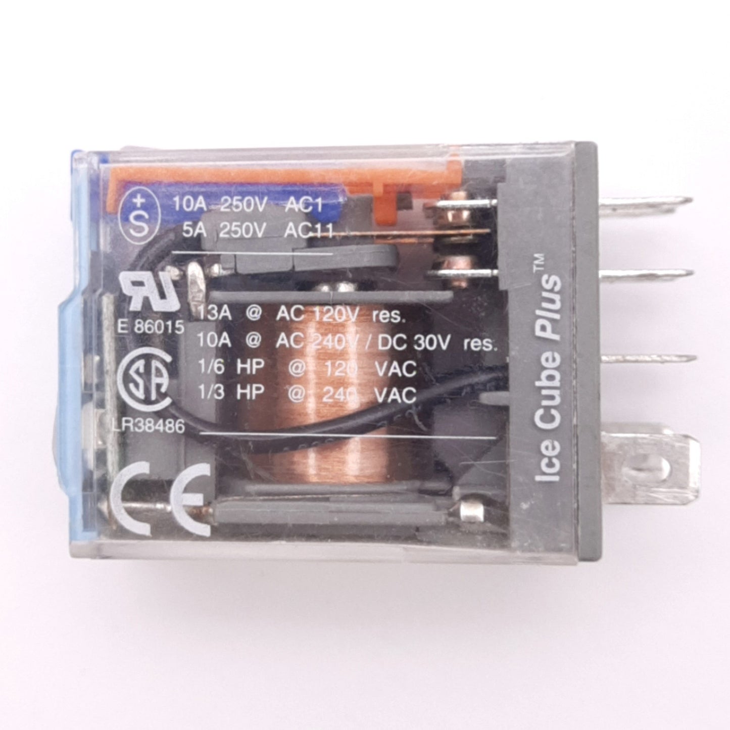 Used Releco C7-A20 FX 024VDC Ice Cube Plus Relay, 8-Pin, 240VAC/30VDC Max, 24VDC Coil