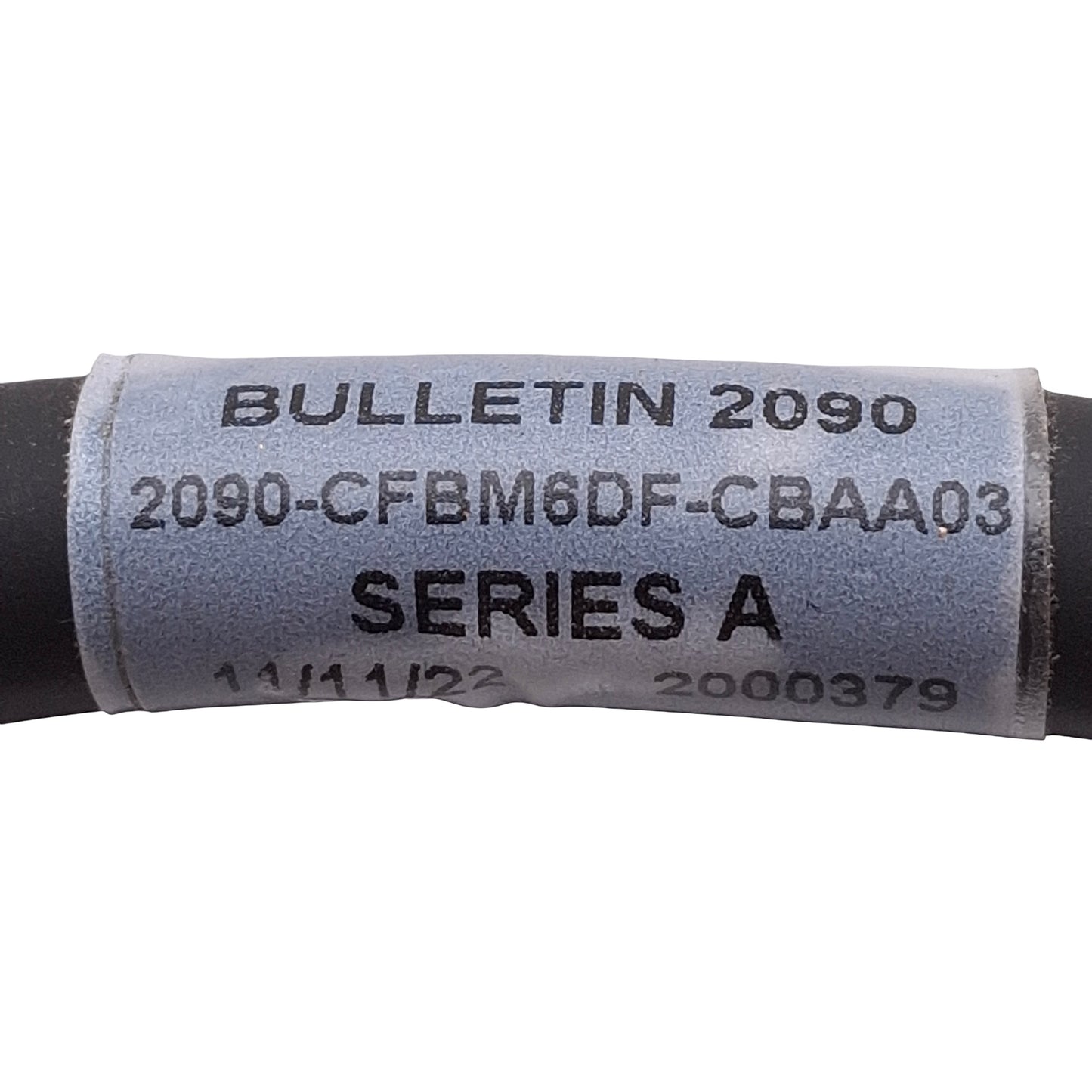 Used Allen Bradley 2090-CFBM6DF-CBAA03 Kinetix Motor Feedback Cable, Round 28-Pin, 3m