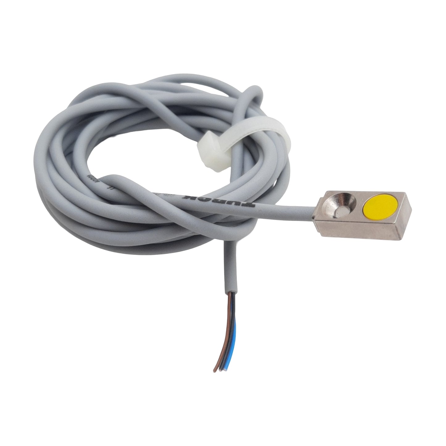 Used Turck BI2-Q4.7-AN6X Inductive Sensor, NPN N.O, 10-30VDC, 2mm, 3-Wire Leads, 1.8m