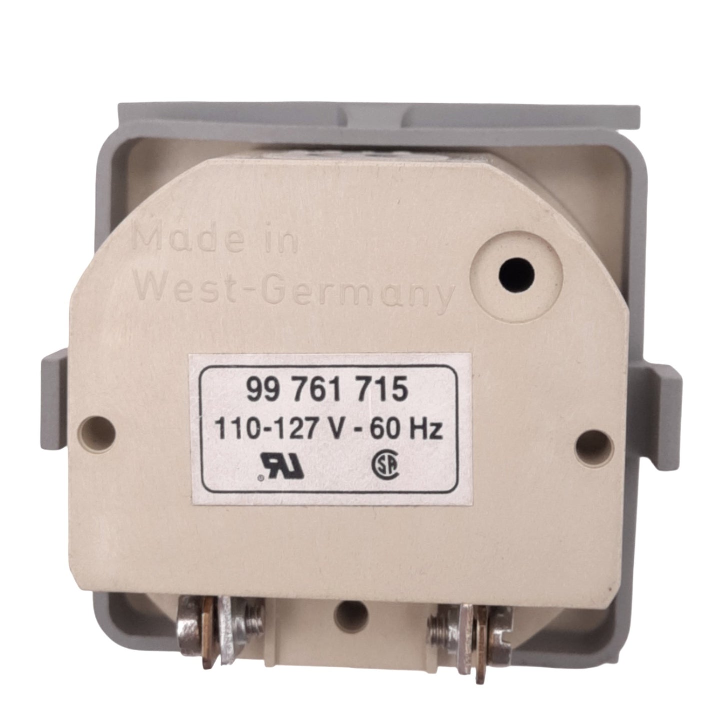 Used Crouzet CH48G 99761715 Hour Meter Module, 110-127VAC 60Hz, 1/16 DIN Panel