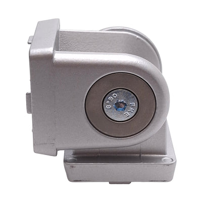 Used 80/20 14017 Pivot Joint, Series 15, 2-Hole, 1.57in x 1.57in Face, 2.52in Long