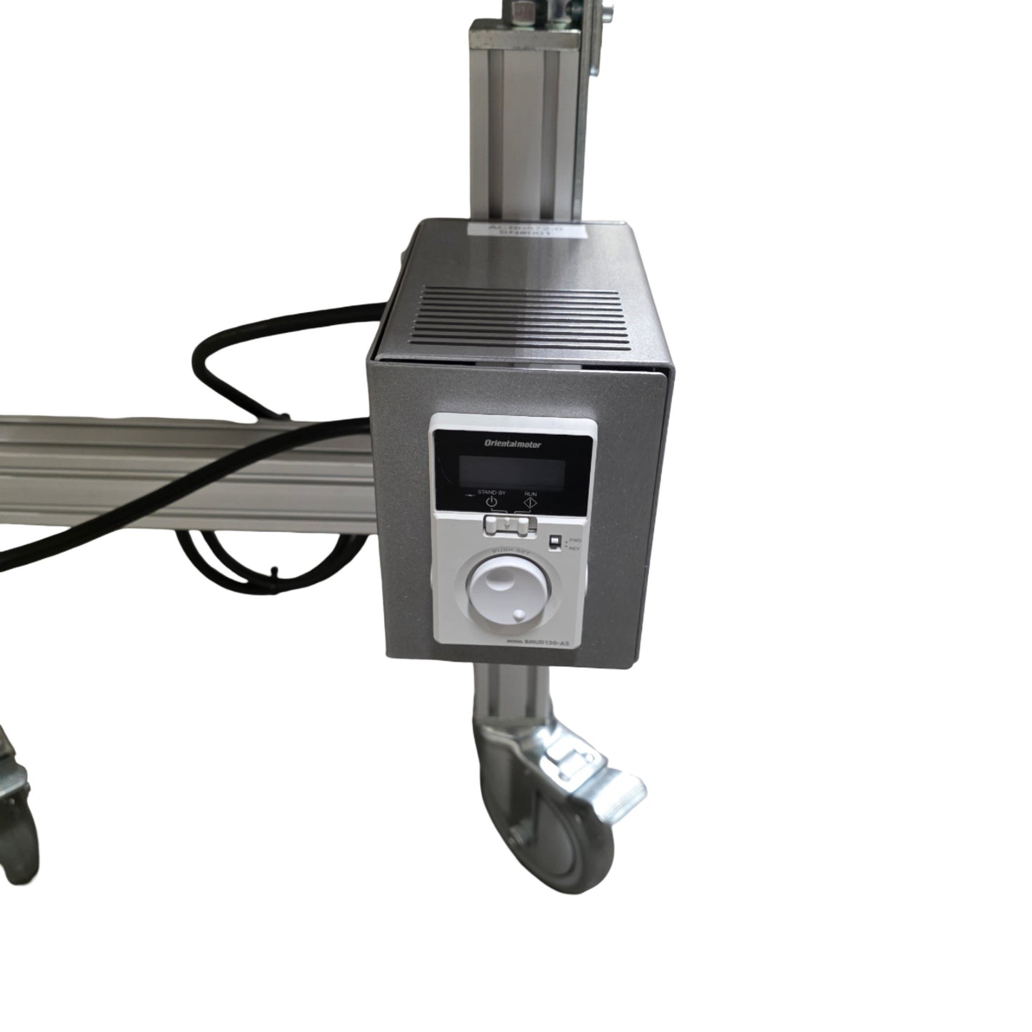 New – Open box QC Conveyors AS65 Center Drive Flat Belt Conveyor 18" Wide x 24Ft Long 120VAC