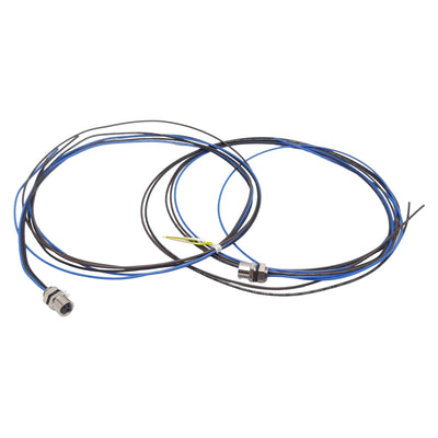 New Lot of 2 Mencom NAN-T-3FR-M8-1M Cordset, 3-Pin M8 Female to Leads, 3A 60VAC, 1m