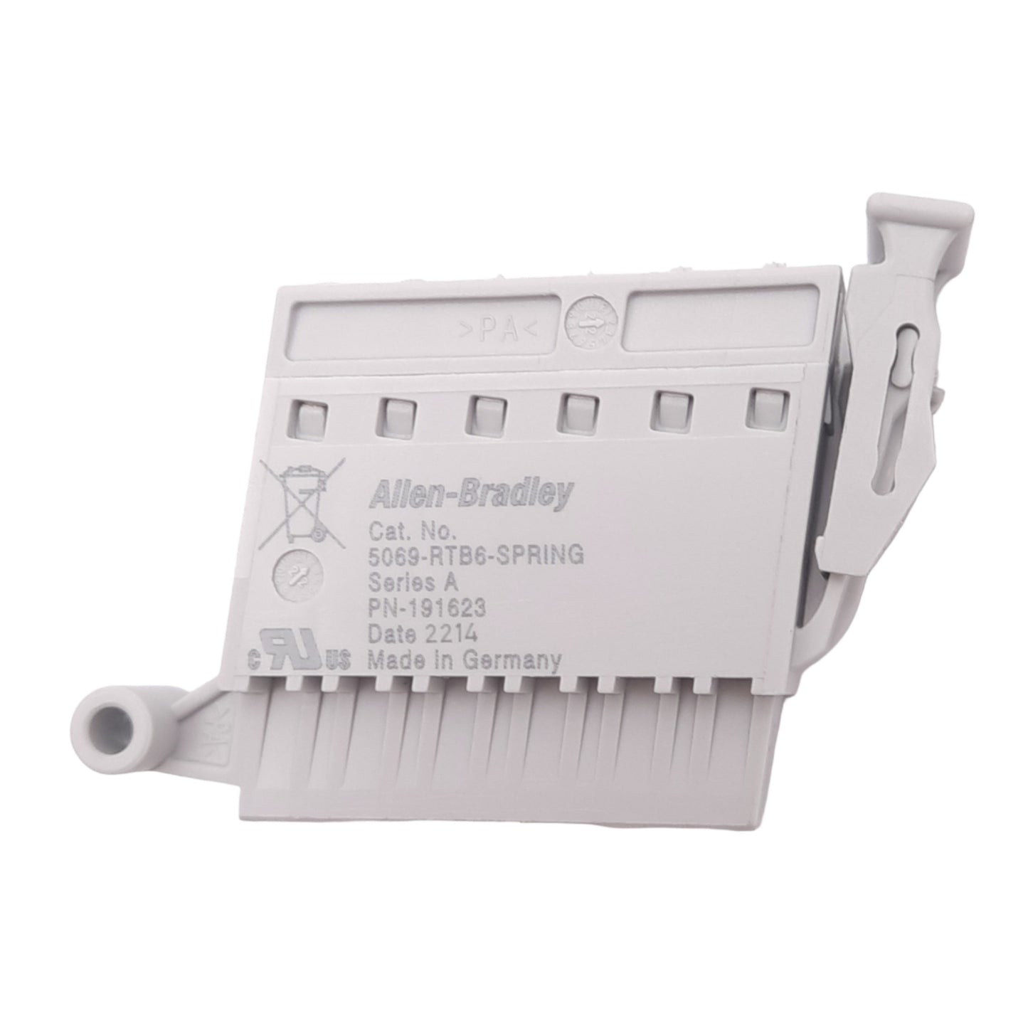 New – Open box Allen Bradley 5069-RTB6-SPRING I/O Terminal Block for Compact 5000 PLC, 6-Pin