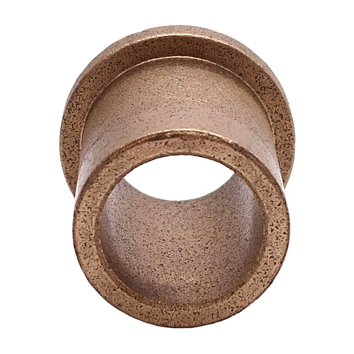 Used Lot of 10 Sintered Bronze Flanged Bushing, ø1in OD, ø3/4in ID, ø1.25in Flange
