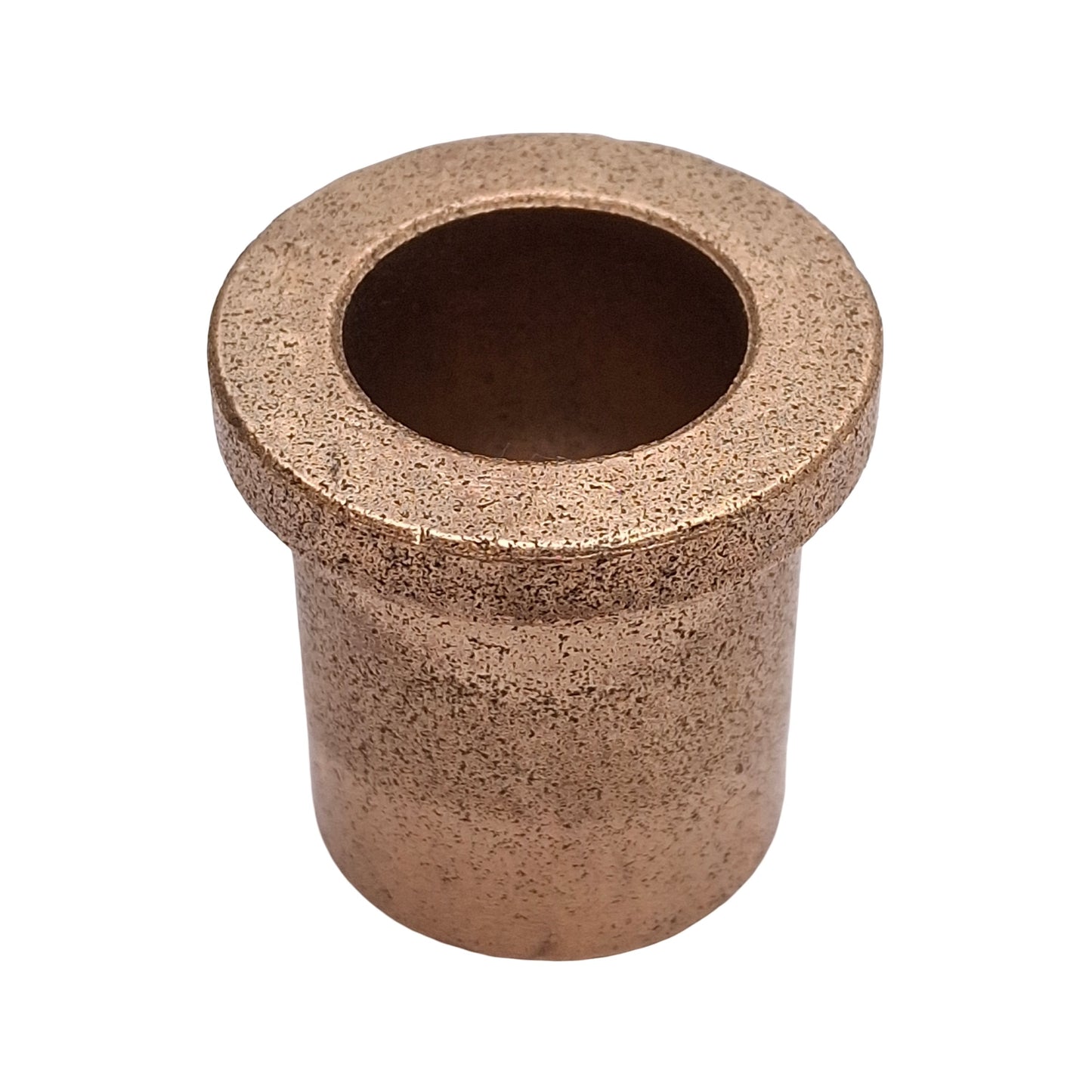 Used Lot of 10 Sintered Bronze Flanged Bushing, ø1in OD, ø3/4in ID, ø1.25in Flange