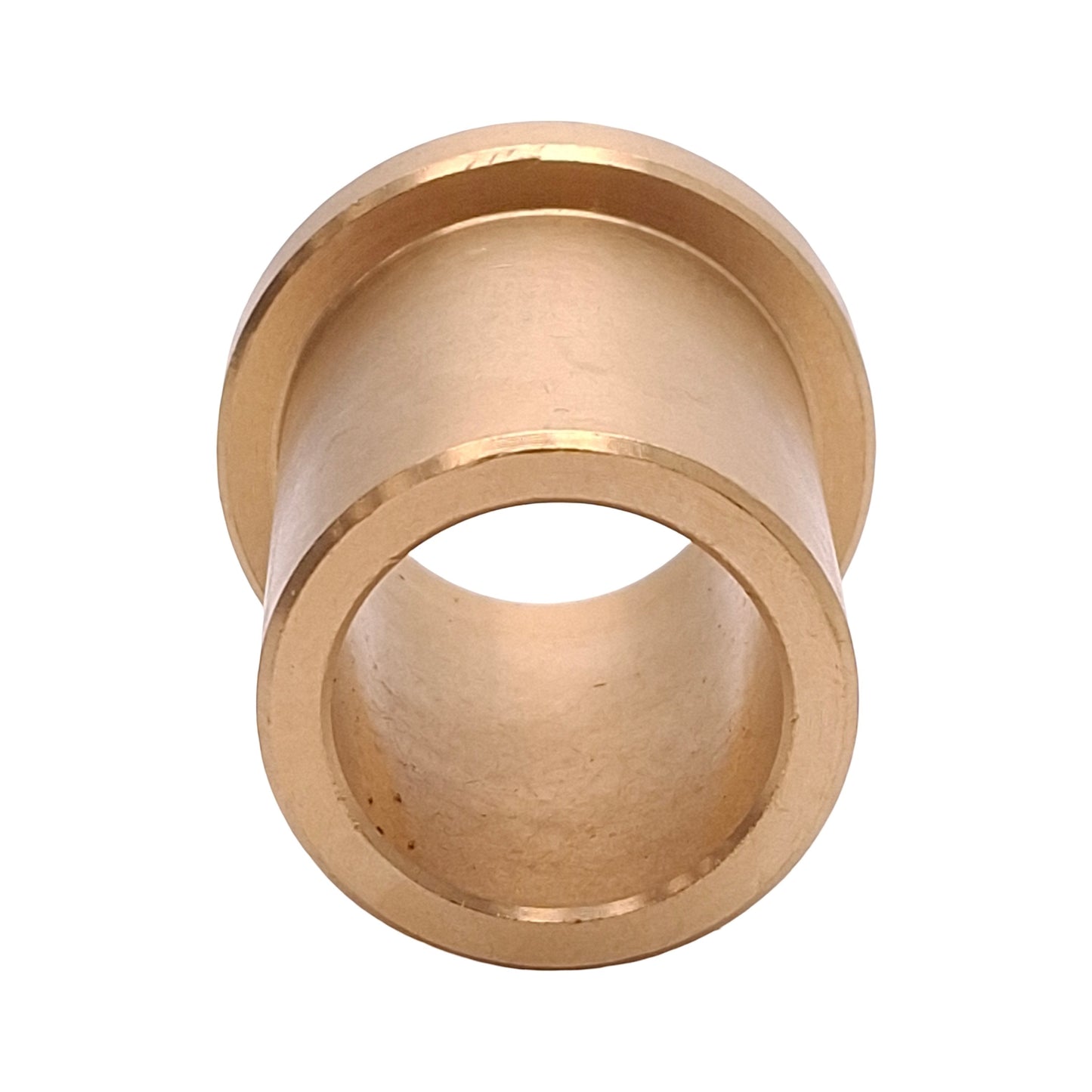 Used Lot of 9 Brass Flanged Bushing, ø1in OD, ø3/4in ID, ø1.25in Flange, 1.25in Long