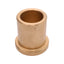 Used Lot of 9 Brass Flanged Bushing, ø1in OD, ø3/4in ID, ø1.25in Flange, 1.25in Long