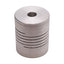 New Lot of 6 Aluminum Flexible Shaft Coupling, ø10mm & ø1/4in Bores, ø25mm x 30mm
