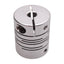 New Lot of 6 Aluminum Flexible Shaft Coupling, ø6mm & ø1/4in Bores, ø25mm x 30mm