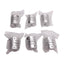New Lot of 6 Aluminum Flexible Shaft Coupling, ø6mm & ø1/4in Bores, ø25mm x 30mm