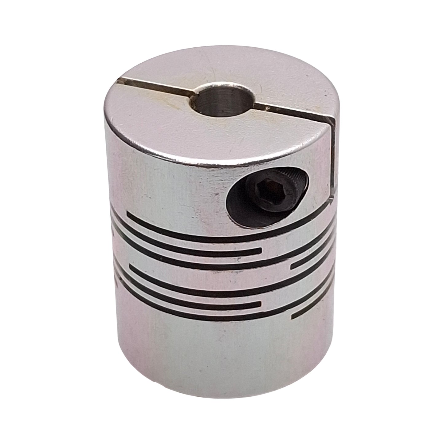 New Lot of 6 Aluminum Flexible Shaft Coupling, ø12mm & ø1/4in Bores, ø25mm x 30mm