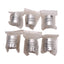 New Lot of 6 Aluminum Flexible Shaft Coupling, ø12mm & ø5mm Bores, ø25mm x 30mm