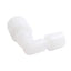 Used Parker FECR-1612 Parflare PFA Elbow Tube Reducer, 1in x 3/4in, 125psig
